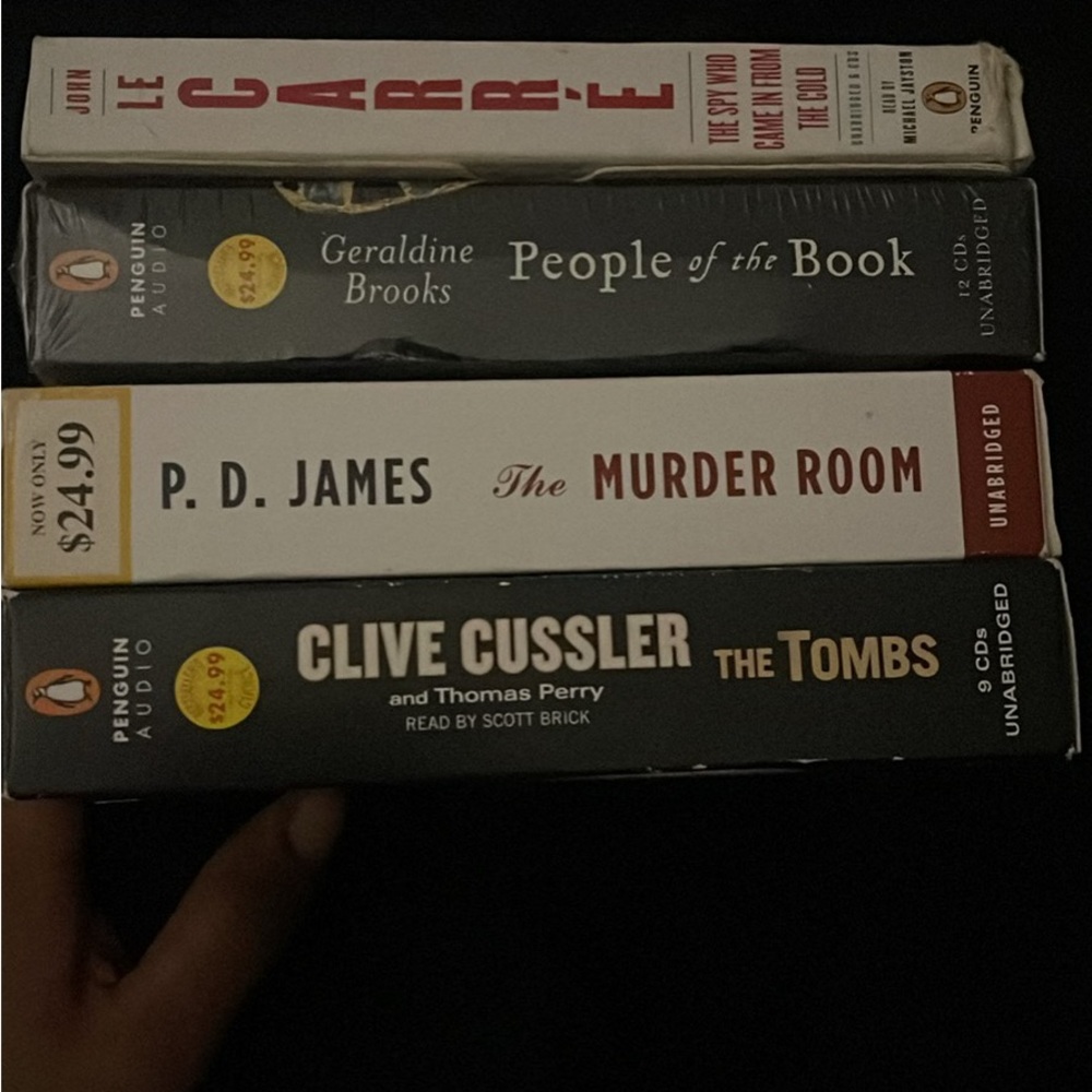 Set of Four Audiobooks